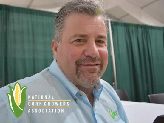 Matt Frostic, a Michigan farmer and first vice president of the National Corn Growers Association, said fewer farmers locked in early fertilizer prices for a variety of reasons this year, mainly tied to multiple years of losses and waiting on Farmer Bridge Assistance (FBA) payments. That leaves more farmers exposed to higher prices now because of the war in Iran. (DTN photo by Chris Clayton)