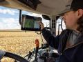 New Holland&#039;s XCN-1060 display (here) combined with its NAV-900 guidance controller with CenterPoint correction can give smaller operations more precision for a doable cost. (Photo courtesy of New Holland Agriculture)