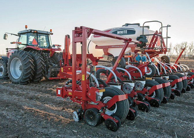 New White planters will be sold with either Massey Ferguson or Challenger branding. (Progressive Farmer image courtesy of Massey Ferguson)