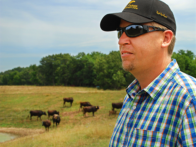 Missouri cattleman Justin Baker earns the premium prices he receives for his beef. He said it takes about four years from breeding to a meal on the table.