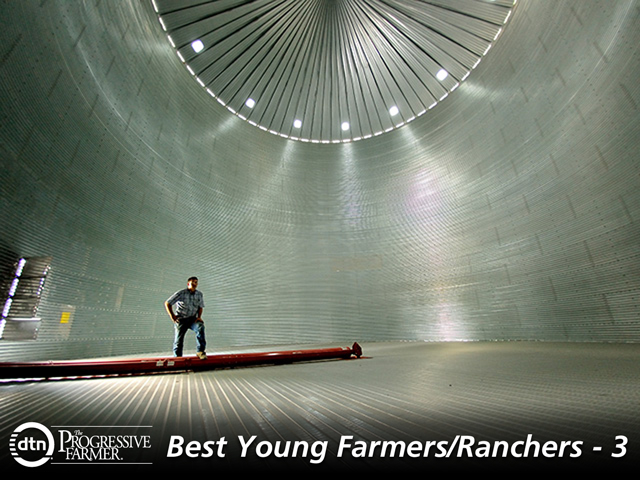 Mark Ruff&#039;s farm now has 250,000 bushels of storage. (Progressive Farmer photo by Jim Patrico)