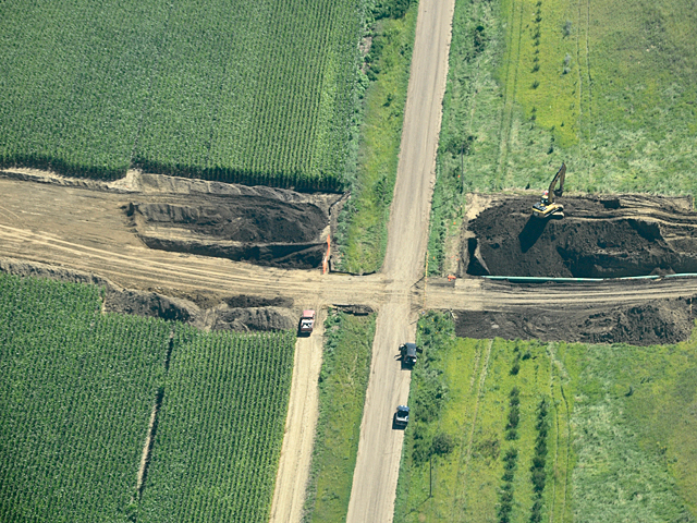 Ninety percent of Nebraska landowners along the Keystone XL route and 100% of those in Montana and South Dakota have agreed to easements to build the pipeline, according to TransCanada. (DTN file photo)