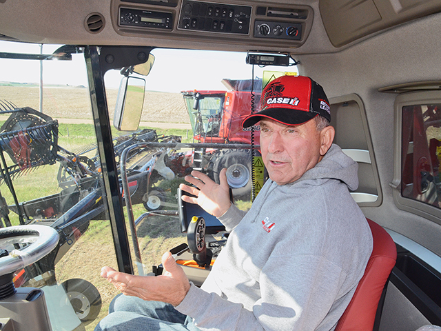 Custom cutter Duane Keller has learned some useful lessons in 39 years of harvesting corn, soybeans and wheat across thousands of acres. (Progressive Farmer photo by Dan Crummett)