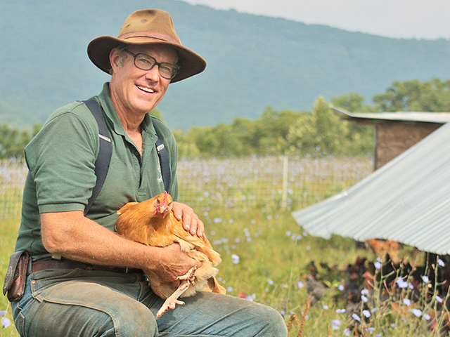 Swoope, Va., farmer Joel Salatin (Progressive Farmer photo by Deborah R. Huso)