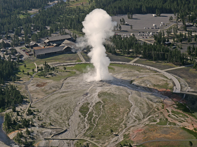 Rather than pay a geyser of income taxes, one retiring farmer designated the Yellowstone Foundation as a beneficiary of a trust, funded with his farm equipment inventory. (Photo by YellowstoneNPS, CC BY 2.0)