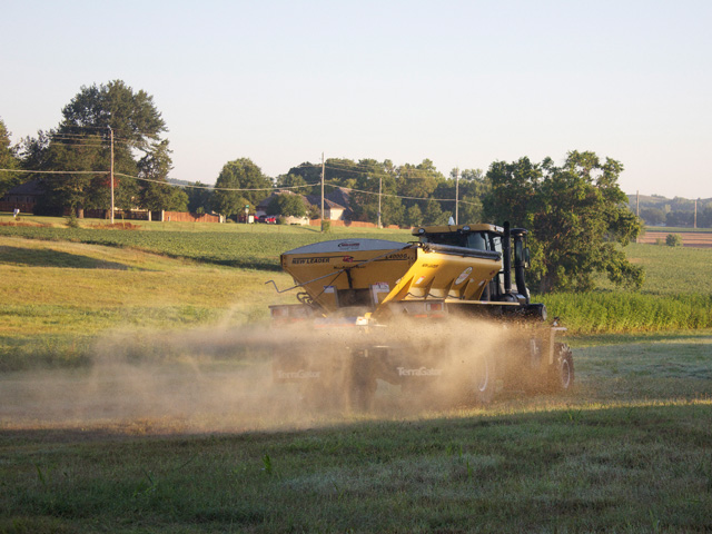Do you know what is in the gypsum you&#039;ll be applying this spring? Our agronomist explores natural versus mined sources for the ingredient. (Photo courtesy of Gysoil)