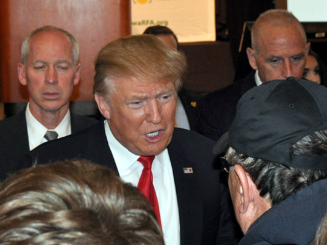 Donald Trump told ethanol producers Tuesday he would support and defend the Renewable Fuel Standard, during the Iowa Renewable Fuels Association summit in Altoona, Iowa. (DTN photo by Todd Neeley)