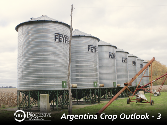 Over the last two months, farmers have been selling off their massive stocks held on the farm. (DTN photo by Alastair Stewart)