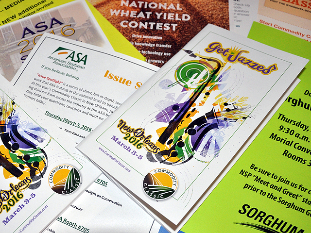 Commodity Classic officially kicked off Wednesday in New Orleans. The event, which is expected to draw more than 6,000 people, includes commodity organizations for corn, soybeans, wheat and sorghum. (DTN photo by Chris Clayton)