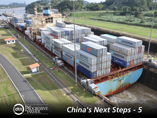 U.S. farmers have struggled in the past few years to export pork to China while the country continues to ban beef and poultry products. Soybeans look to remain the biggest commodity export to China. (DTN file photo by Chris Clayton)