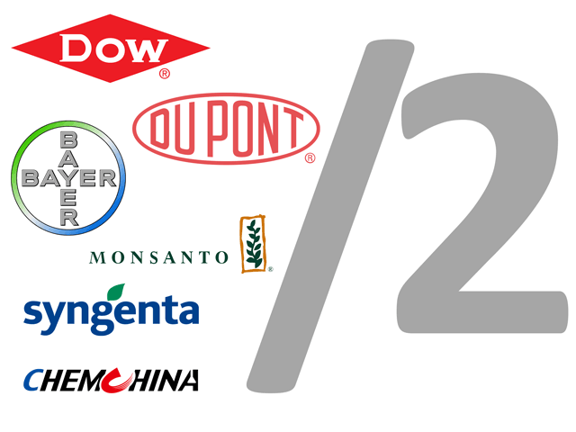 Farm groups and antitrust experts are still analyzing potential impacts of the succession of mergers and potential acquisitions in the seed, trait and chemical industries. (DTN graphic by Nick Scalise)
