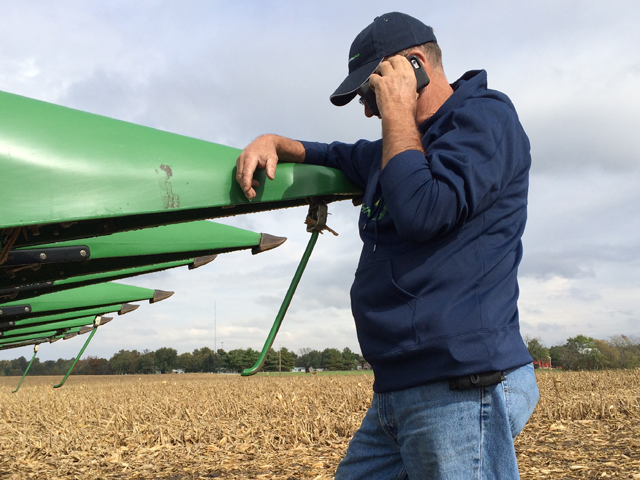 A recent survey by OfficeTeam found professionals waste an average of 56 minutes per day on their cell phones for personal use during work hours. (DTN file photo by Pamela Smith)