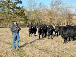 Robert Field of Mississippi is committed to Beef Quality Assurance practices. (DTN/Progressive Farmer photo by Becky Mills)