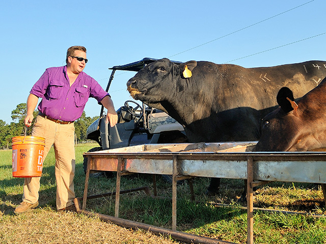Marty Wooldridge looks for a new income stream by filling urban freezers with his own roasts and steaks. (DTN/Progressive Farmer image by Jim Patrico)