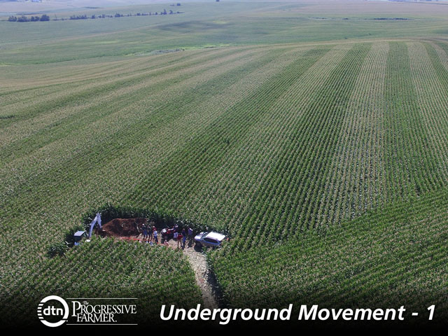 The Soil Health Partnership is one of the main organizations promoting soil-friendly practices. It dug this demonstration soil pit in Iowa as a learning tool. (Photo courtesy of Soil Health Partnership)