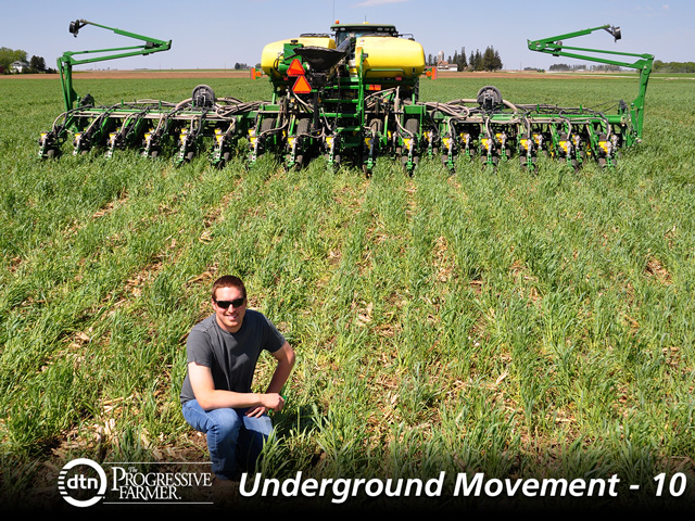 Adam Norby uses cover crops on all his land, planting into them with no-till or strip-till. He&#039;s comfortable with how that helps him meet Iowa&#039;s Nutrient Reduction Strategy goals. (DTN/The Progressive Farmer photo by Lynn Betts)