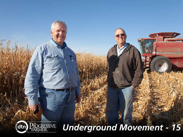 Brothers Paul and John Dubbels relied on a lot of trial-and-error shaping their farm&#039;s strip-till system. (DTN/Progressive Farmer photo by John Borge)