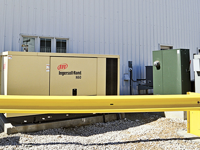 Perform regular maintenance on your power system. Check the oil, change the fuel every six months, and check for insect and rodent infestations. (Progressive Farmer photo by Jim Patrico)