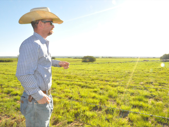Shamrock, Texas, rancher Trent Cadra&#039;s pastures are bouncing back after March wildfires in the Texas Panhandle. (DTN photo by Todd Neeley)