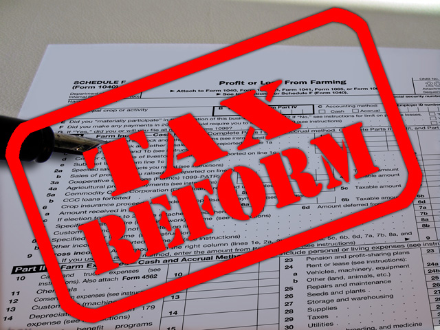 Congress finalized a sweeping $1.5 trillion tax-reform bill on Wednesday. (DTN photo illustration by Nick Scalise) 