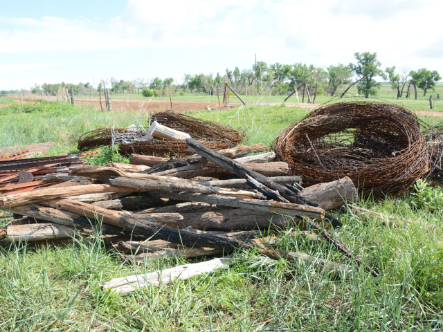 The aftermath of last spring&#039;s fires in Kansas and other Plains states is still evident. (DTN photo by Russ Quinn)