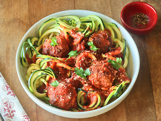 Serving as a stand-in for pasta, vegetable noodles do a tasty job. (Progressive Farmer image by Rachel Johnson)