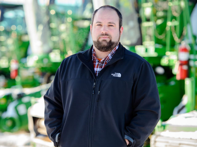The overall yield winner of the National Wheat Foundation&#039;s 2017 National Wheat Yield Contest was Phillip Gross, of Warden, Washington, with 184.29 bushels per acre. (DTN photo by Julie Waites)