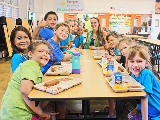 Nutrition education for students at Hawaii&#039;s Kualapu&#039;u Public Conversion Charter School, on the island of Molokai, is a key part of the Farm to School Program, run by nonprofit Sustainable Molokai. (Progressive Farmer photo by Noa Kalanihuia)