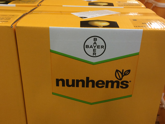 Bayer&#039;s Nunhems hybrid seed line represents over 1,200 seed varieties in 25 vegetable crops. (DTN photo by Pamela Smith)