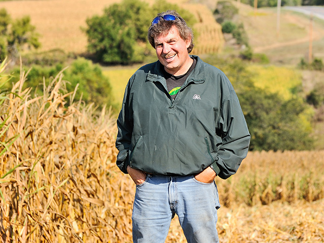 Mike Scholting said his biggest management discovery in recent years is the importance of handling fertility levels. (DTN/The Progressive Farmer photo by Jim Patrico)