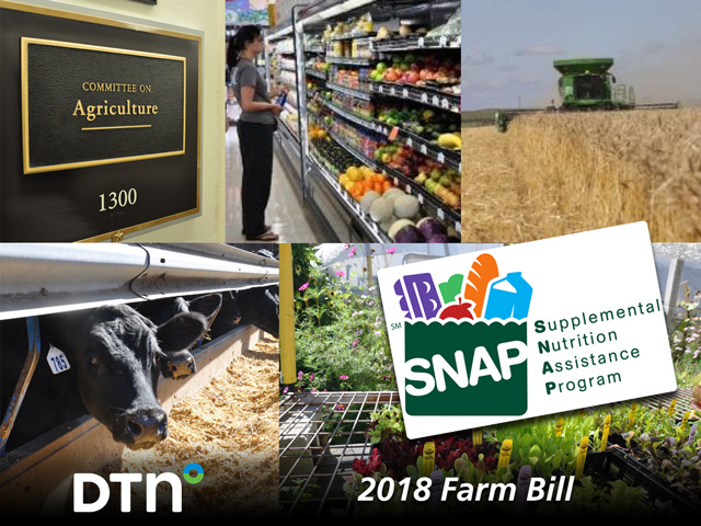 After a defeat last month, the House version of the farm bill passed on Thursday. (DTN graphic)