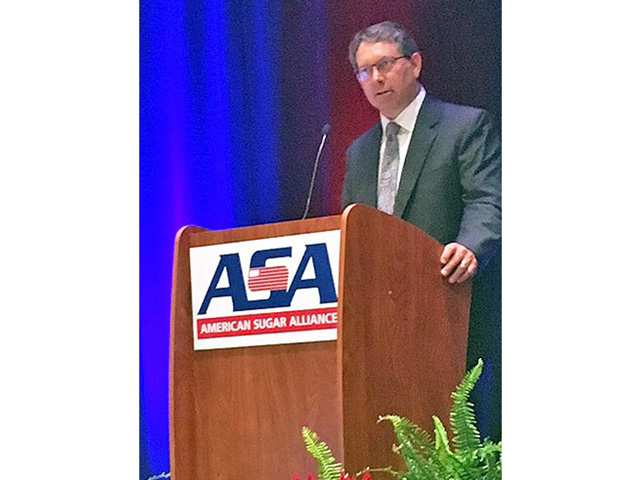 Gregg Doud, the chief U.S. agricultural trade negotiator, speaking Tuesday to members of the American Sugar Alliance annual conference.
