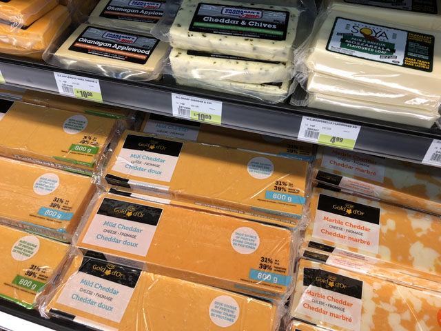 Cheese was a big part of the talks, not just with Canada but Mexico as well. The new trade deal opens up more market access in Canada, but preserves U.S. dairy exports to Mexico. Those cheese exports to Mexico still face a 25% tariff until steel and aluminum tariffs against Mexico are dropped. (DTN photo by Elaine Shein)