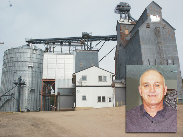 The Ashby Farmers Cooperative membership voted to dissolve and sell off the cooperative assets after leasing the elevator to another cooperative earlier this month. Former manager Jerry Hennessey (inset) is still missing and accused of using millions of dollars from cooperative accounts for credit cards and travel. (Photos courtesy of the Battle Lake, Minnesota, Review)