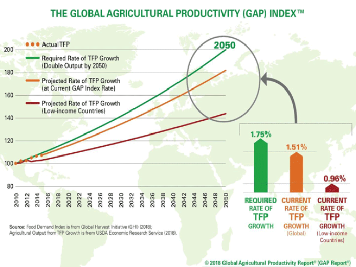 Group Warns Food Supply Won't Meet Future Demand Without Productivity Gains