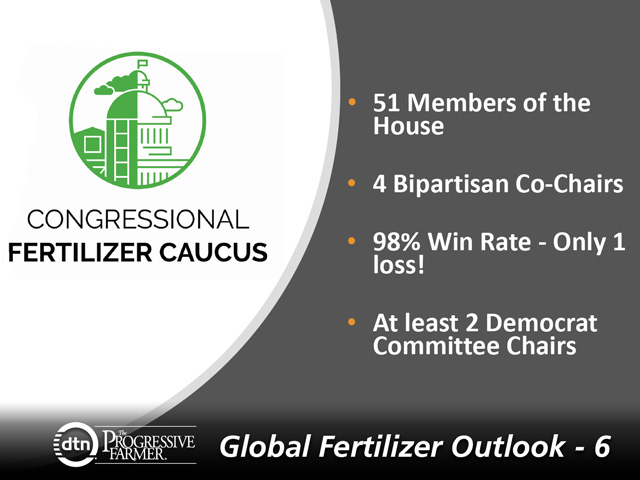 The Congressional Fertilizer Caucus is a group of U.S. House of Representatives members with a deeper understanding of the issues facing the fertilizer industry. (Graphic courtesy of Clark Mica, The Fertilizer Institute) 