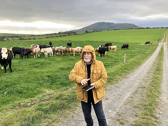 John Power is an Irish cattle producer, providing beef to a plant that makes patties for McDonald&#039;s hamburgers. (Progressive Farmer photo by Victoria G. Myers)