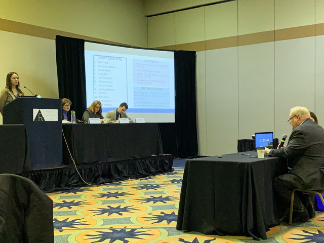 Nebraska Farm Bureau President Steve Nelson testifies in support of the new waters of the United States, or WOTUS, rule during a public hearing in Kansas City, Kansas, on Thursday. (Photo courtesy of Common Sense Nebraska) 