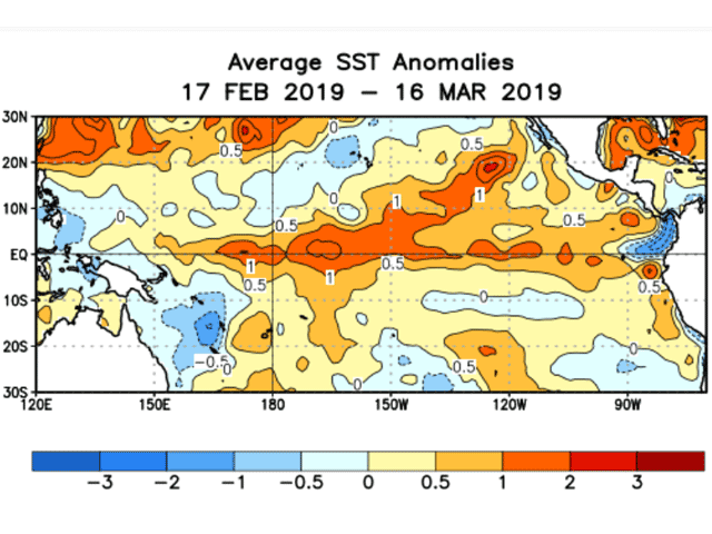 All major river systems in the central U.S. have moderate to major long-term flood risk for 2019 -- an indication of very wet ground. (NOAA/USGS graphic)