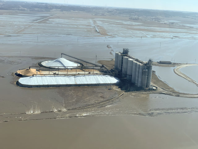 Agricultural businesses in flooded areas continue to struggle to return operations to full speed. (Photo courtesy of Richard Oswald)