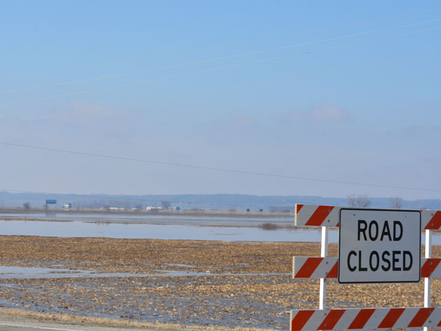 While some parts of the Midwest remain flooded from a March storm and ice melt, federal disaster aid remains blocked in Congress over a battle between Republicans and Democrats regarding aid to Puerto Rico. (DTN photo by Chris Clayton)