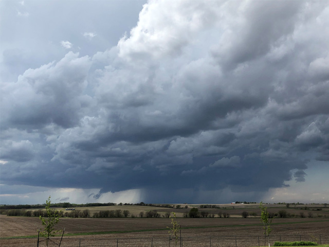 The view is a little dark for many farmers, as they head into the all-important planting season amid plummeting global markets and an unexpected pandemic. (DTN photo by Elaine Shein) 