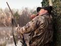Seth Thompson calls ring-neck ducks into a decoy-populated impoundment in eastern North Carolina, Image by Thomas Harvey