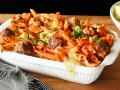 Mini Meatball Baked Penne, Image by Rachel Johnson