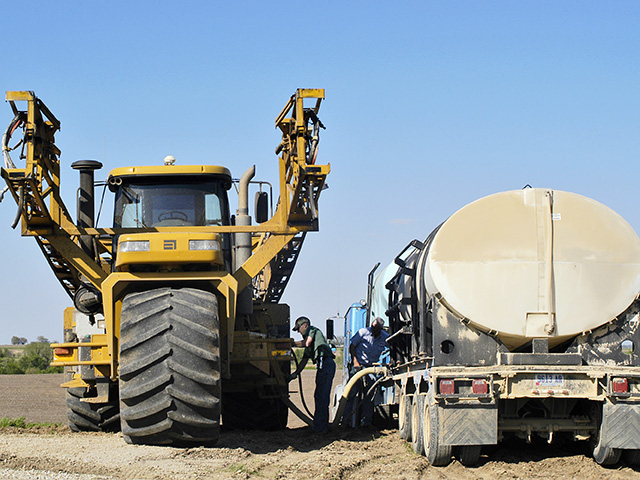 Growers and custom applicators who use dicamba will need to take extra effort to properly clean the sprayer and spray tank, Image by Gregg Hillyer