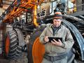 Brent Renner uses the ISOFAST system to help with input selections, Image by Bob Elbert