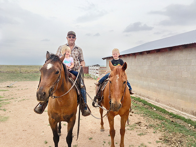 Sometimes adding a horse ride to the day&#039;s agenda is the best thing to do. (DTN/Progressive Farmer photo by Tiffany Dowell Lashmet)
