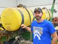 Neal Wikner, Farmersburg, Iowa, uses a custom blend of starter fertilizer to help seedlings thrive. (Progressive Farmer image by Matthew Wilde)