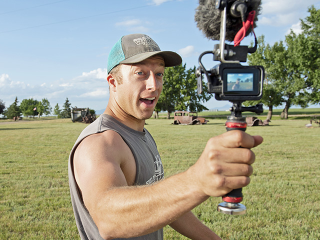 Nick Welker has helped his family&#039;s YouTube channel grow to 230,000 subscribers. (Progressive Farmer photo by Joel Reichenberger)