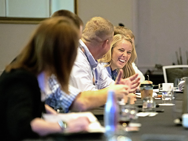 Attendees of the 2018 DTN Ag Summit enjoyed breakout sessions and roundtable discussions. (Progressive Farmer image by Joel Reichenberger)